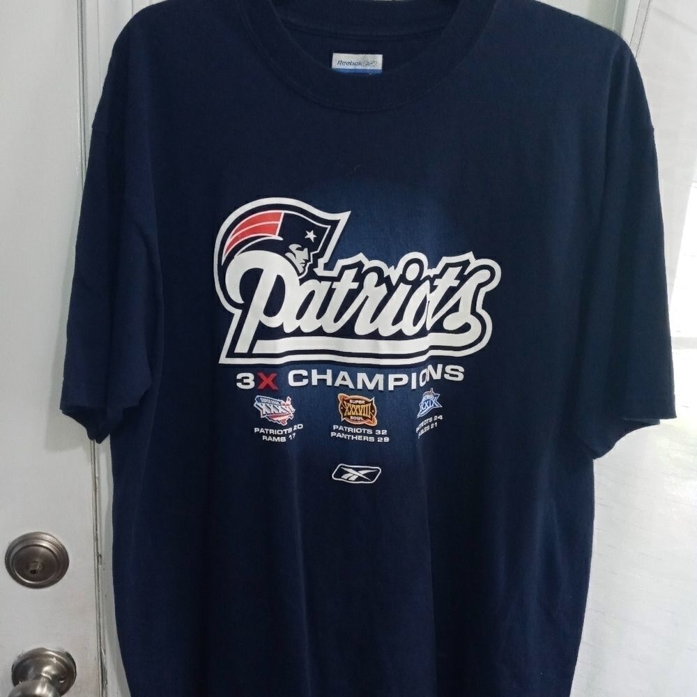 Reebok NFL New England Patriots 3X Champions